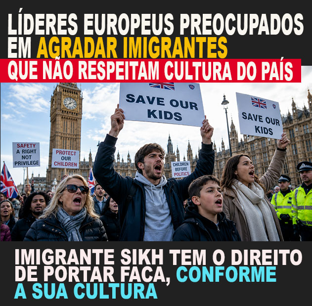 GUERRA - Líder inglês alerta para 'guerra civil' no Reino Unido