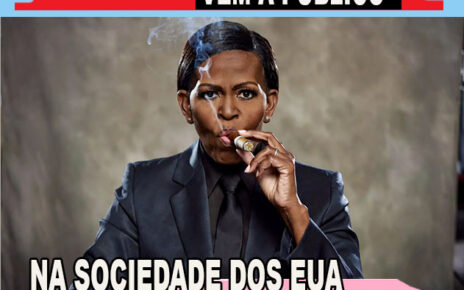 MICHELLE OBAMA Lutador do UFC Josh Hokit FOTOMONTAGEM GROCK