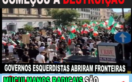 Milhares de manifestantes exigem a remigração na Itália