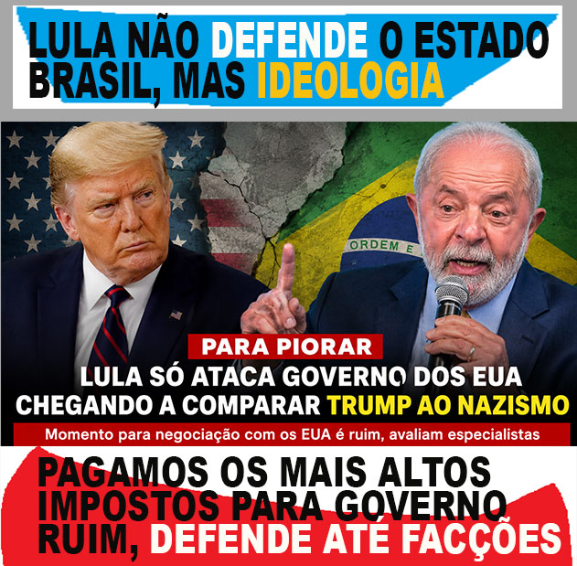 TRUMP E LULA FACCÇÕES PIX TRUMP MERECIA PREMIO NOBEL FOTO CHAT GPT