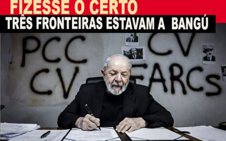 Trump Apertou e Lula CEDEU foto criação grock
