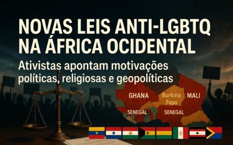 LGBTs - Nações da África jogando pesado contra; já o governo chinês adotou medidas rigorosas para banir a estética "afeminada" da mídia e do entretenimento, assim como cultura do "se mostrar rico nas redes"