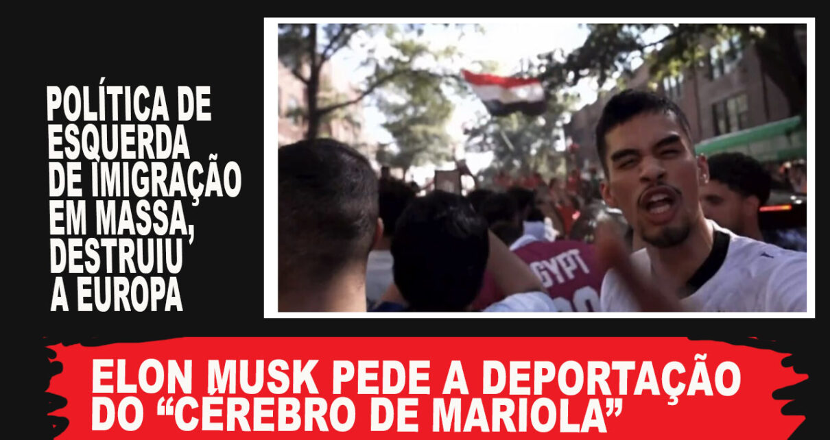 ELON MUSK PEDE A DEPORTAÇÃO DE O streamer muçulmano terceiro-mundista Sneako FOTO REPRODUÇÃO DE TELA X