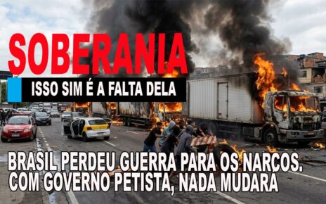 Criminosos ateiam fogo a caminhões e fecham a Av. Brasil em represália a ação da PM no Complexo de Israel