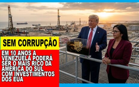 Trump anuncia o maior acordo petrolífero da história com a Venezuela. FOTO CRIAÇÃO GEMINI