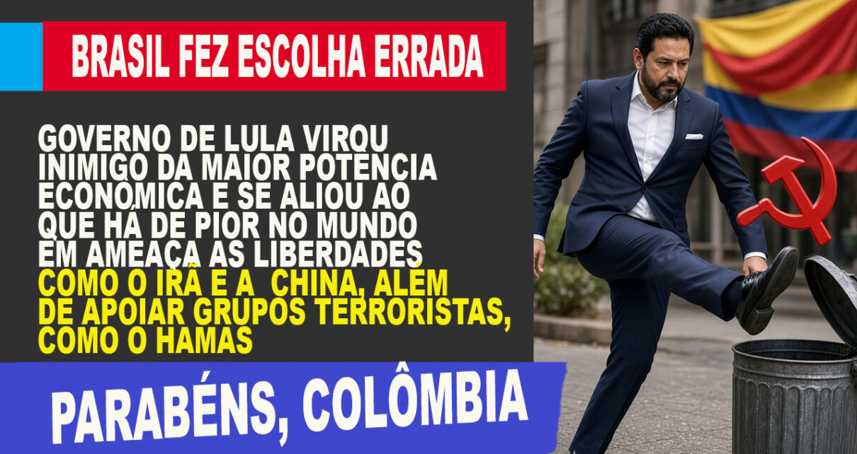 EXEMPLO PARA O BRASIL - A nova política externa de Bogotá a aproxima de Trump e de Israel DEPOIS DE DESASTROSO GOVERNO MARXISTA