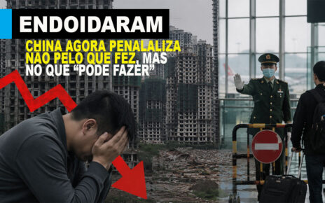 A China está em crise – o mercado imobiliário está despencando e “talvez” algumas pessoas não consigam sair do país