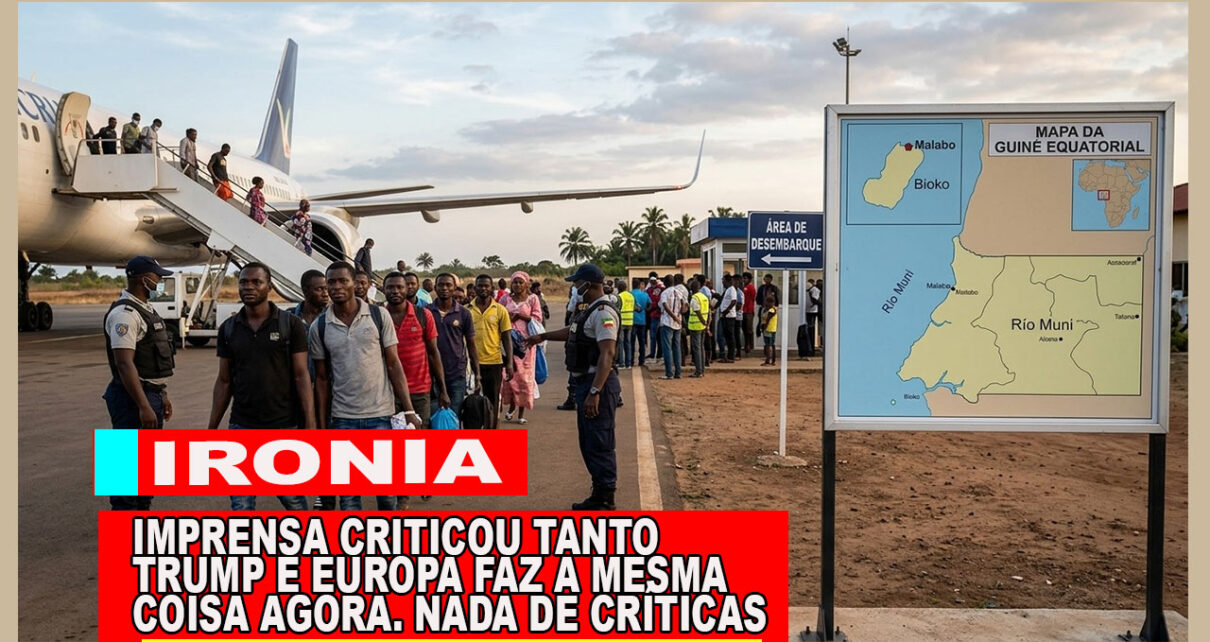 DEPORTADOS SÃO ENVIADOS para um pequeno país africano após se recusarem a desembarcar do avião, entre eles, um brasileiro