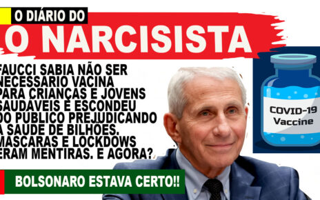 DR. FAUCCI - "No fim, os 'negacionistas' não eram tão negacionistas assim" - "O estrago causado pelas mentiras e manipulações ilimitadas de Fauci na pandemia, adotadas no Brasil como verdades absolutas, deixa lições preciosas para os governantes, o Judiciário, o Ministério Público, a comunidade científica e a imprensa, que ajudaram a propagá-las no país"