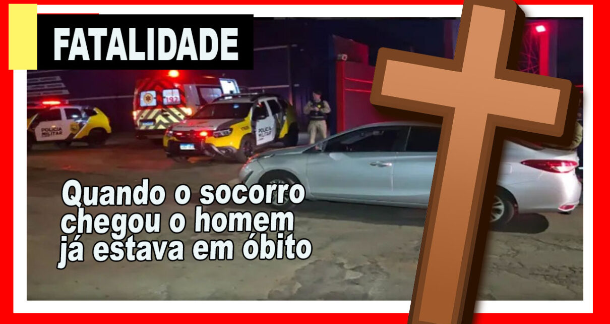 Homem passa mal após sair de motel e morre dentro de carro em Londrina foto reprodução Tarobá