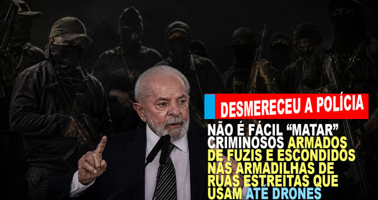 Em 1º ato em SP, Lula promete prender líderes de facções e defende soberania - TEVE 4 ANOS PARA FAZER ISSO, E NADA; NÃO SE TEM SOBERANIA NEM EM FAVELAS E ATÉ NA BARRA DA TIJUCA, NO RIO