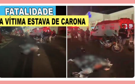 Mulher tem parada cardíaca e morre após moto bater na traseira de um carro em Ribeirão Preto FOTO REPRODUÇÃO pORTAL sp ONLINE
