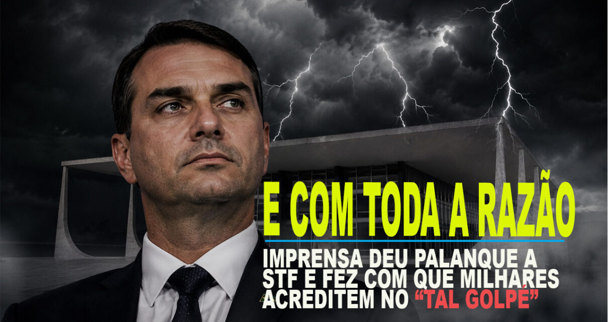 NOJO - Flávio diz a empresários de SP que olha com “nojo” para o STF; MILHÕES DE BRASILEIROS TAMBÉM; STF é implacável com quem não gosta e "cordeirinho" com narco traficantes devolvendo até bens apreendidos