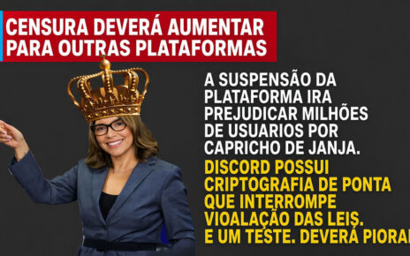 ANPD vai suspender lives no Discord após pressão de Janja