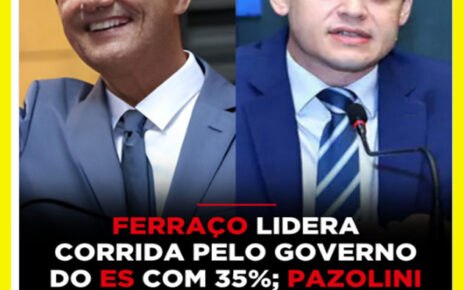 GOVERNADOR ES - Ricardo Ferraço venceria 2º turno no ES em todos os cenários testados, aponta Quaest