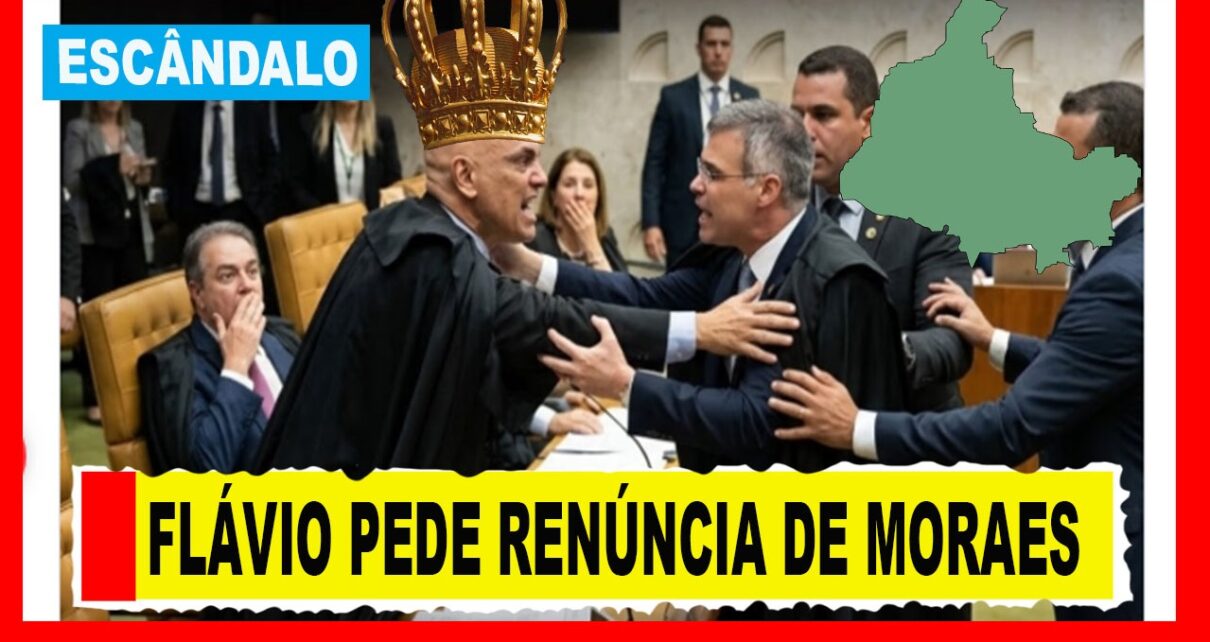 Moraes e Mendonça batem boca e quase chegam às vias de fato no STF FOTO GERADA POR I.A.