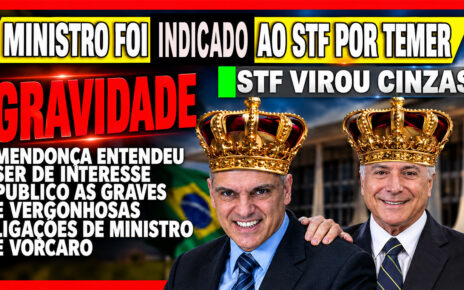 MORAES nega crime e vê “vingança” em ação de Mendonça; EM VEZ DE SE DEFENDER DAS GRAVES REVELAÇÕES DIVULGADAS, MORAES PARTE PARA O ATAQUE INÚTIL