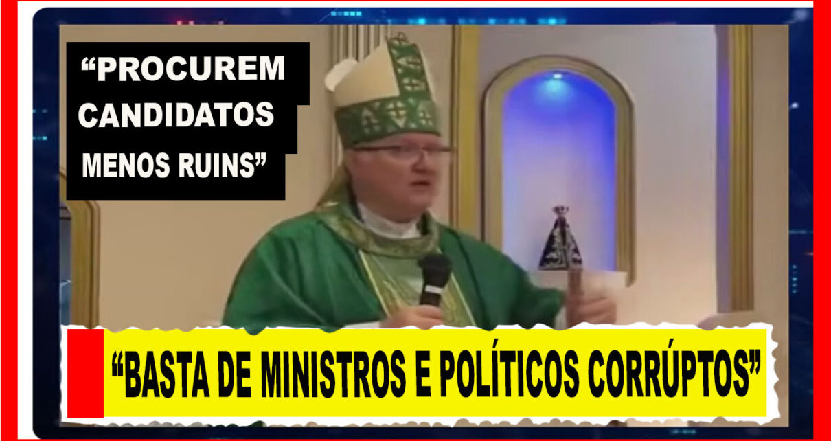 BISPO DA IGREJA CATÓLICA detona Moraes e LULA e vídeo viraliza; CONCLAMA BRASILEIROS A SAÍREM ÀS RUAS NO SETE DE SETEMBRO PARA PROTESTAR CONTRA CORRUPTOS - VÍDEO
