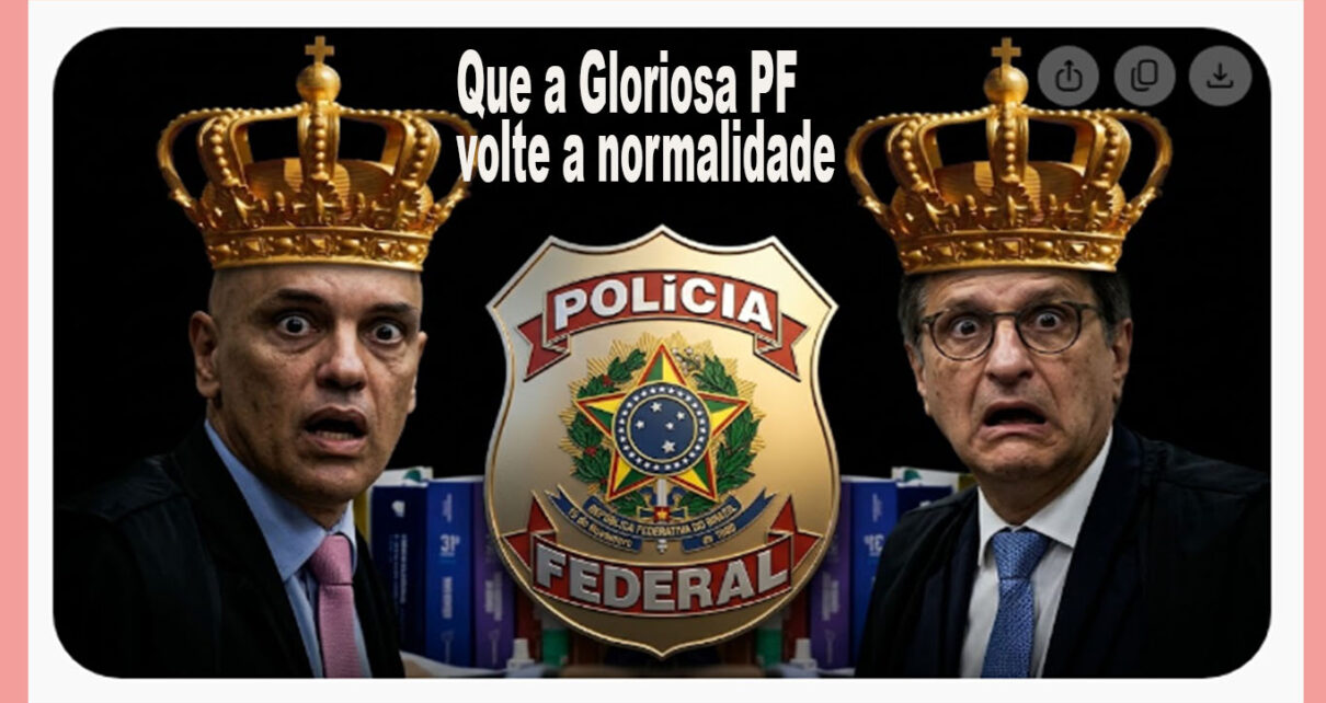 EXPLOSÃO - Delegados da PF pedem que Gonet se declare impedido em atos no caso Master foto IA gemini com foto de pixabay a coroa v