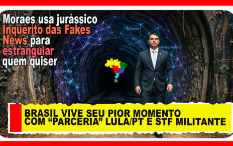 FIM Luz no fim do túnel diz Flávio sobre fala de Fachin a respeito do STF fotos IA gemini e pixabay