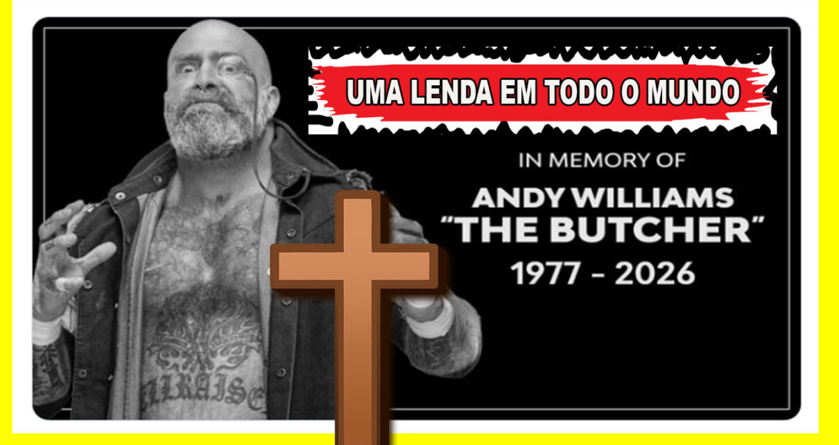 LUTO NO BOXE - Andy "The Butcher" Williams, guitarrista da banda Every Time I Die e lutador da AEW, morre aos 48 anos após desmaiar no ringue