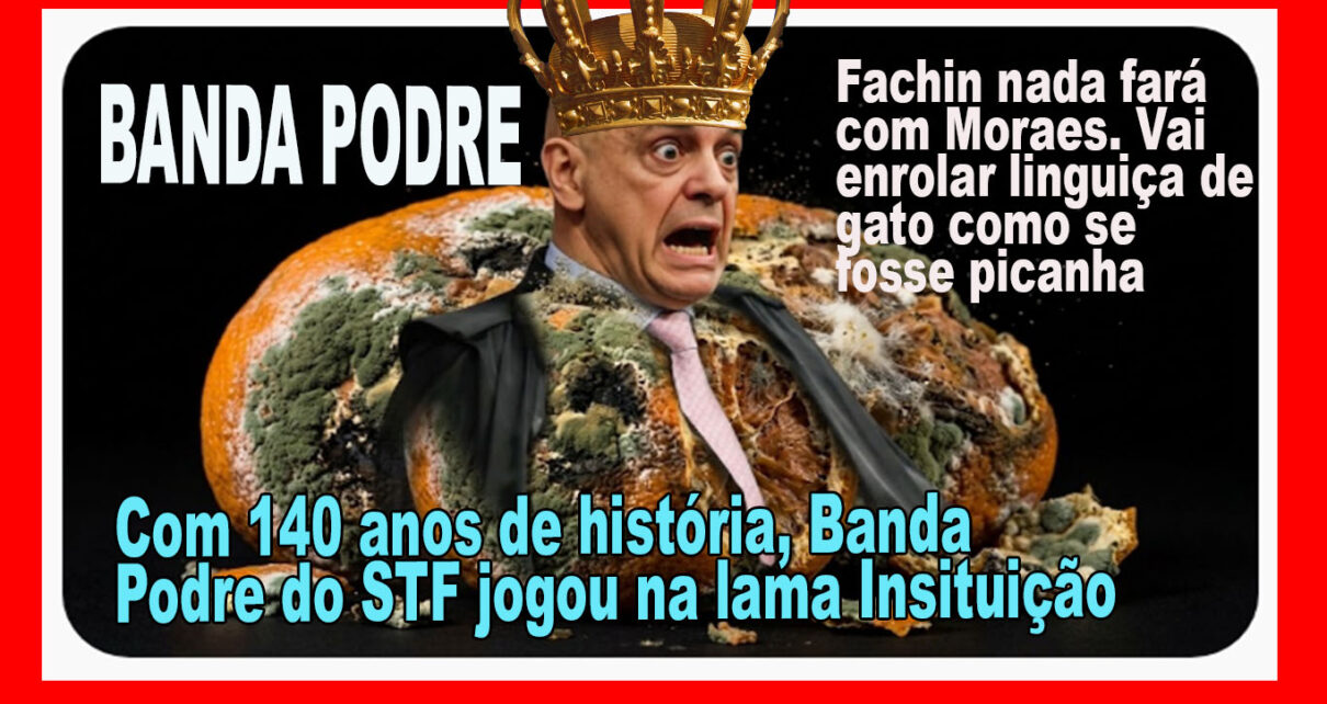 Flávio Bolsonaro diz que Moraes é uma "laranja podre" dentro do STF foto gerada pela IA Gemini