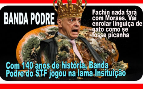 Flávio Bolsonaro diz que Moraes é uma "laranja podre" dentro do STF foto gerada pela IA Gemini