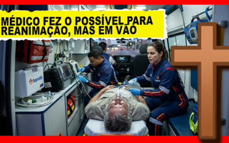 LUTO - agrônomo de 53 anos sofre mal súbito e morre a caminho do hospital - SUSPEITA DE INFARTO