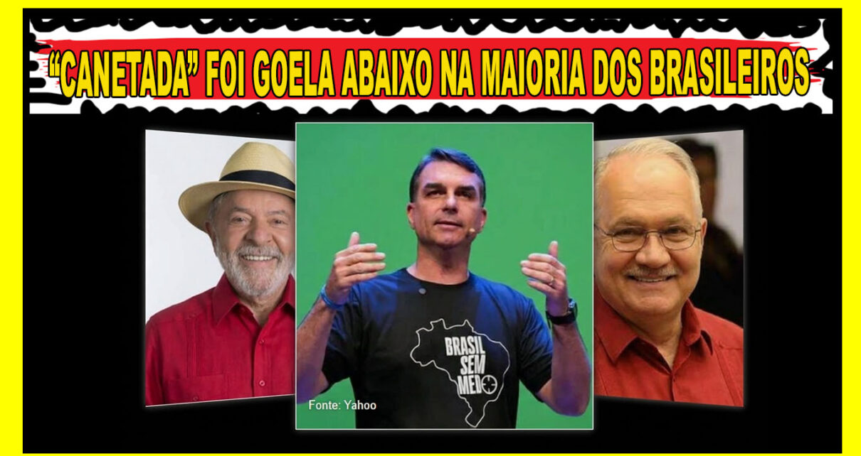PESQUISA HOJE: Flávio tem 38,9% no 1º turno; Lula, 38,4%; VERGONHOSO: sem a "canetada" de Fachin, Lula nem estaria no páreo - E FICOU POR ISSO MESMO