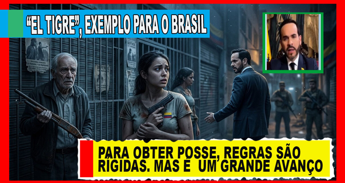 PORTE DE ARMAS - Colômbia flexibiliza o porte de armas para a defesa do cidadão e da propriedade - COLÔMBIA É IGUAL AO BRASIL - PAÍSES DOS MAIS VIOLENTOS DO MUNDO -VÍDEO FOTO GERADA POR IA GEMINI
