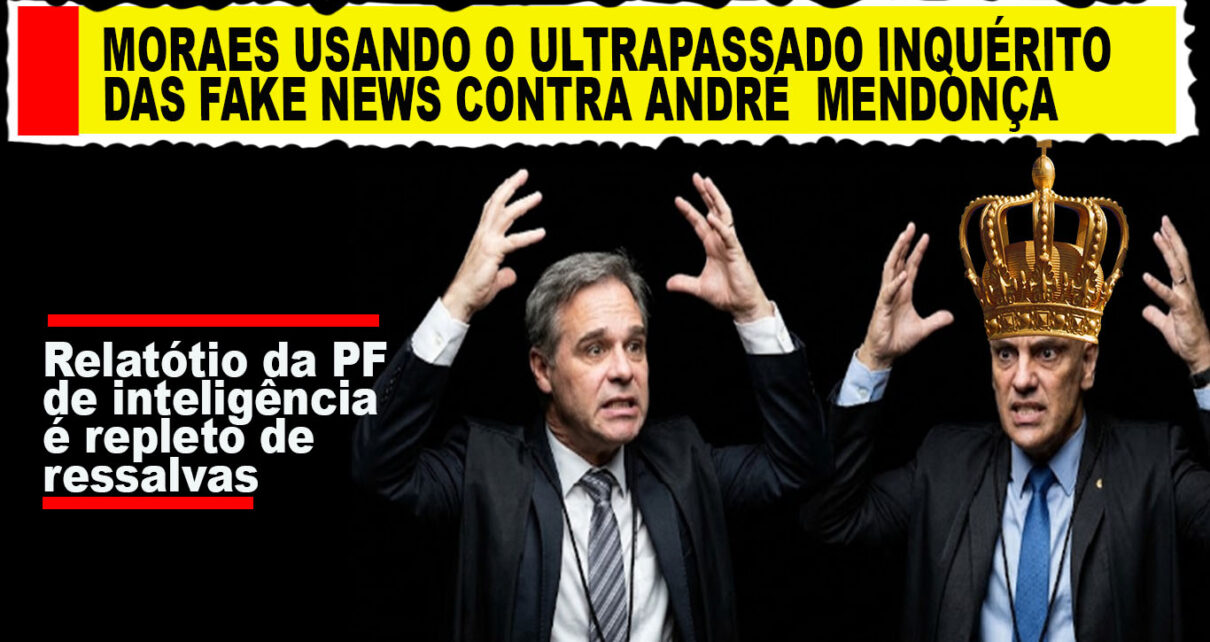 Relatório da PF usado por Moraes contra Mendonça não tem valor probatório fotos geradas por IA Gemini e cora pixabay