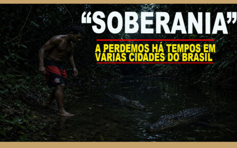 SOBERANIA - narco terroristas no Rio obrigam homem a mergulhar em rio com jacarés - VÍDEO FOTO ILUSTRATIVA GROCK