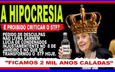RECORDAR - Carmem Lúcia Pediu desculpas ontem (15), mas usou feminismo no lugar da justiça de verdade E APOIOU ARBITRARIEDADES INCONSTITUCIONAIS DE MORAES no "golpe"